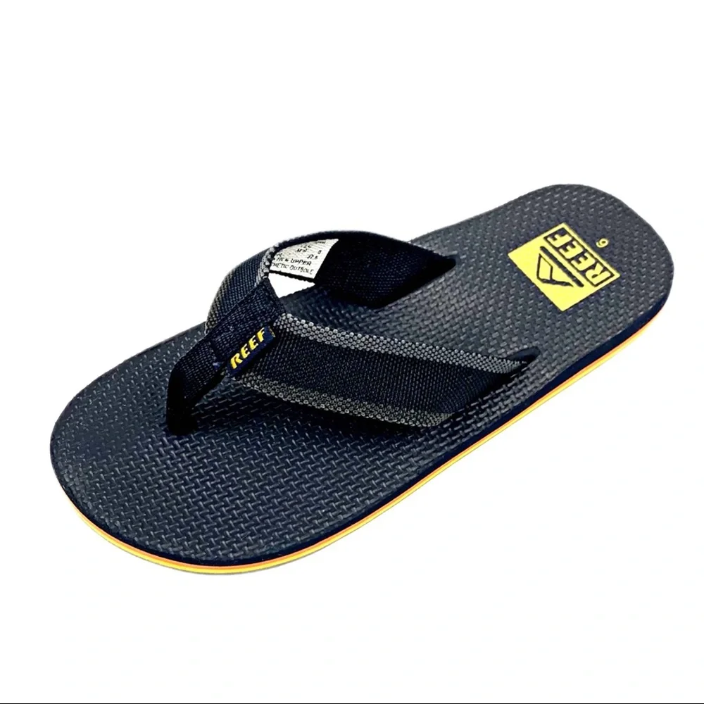 Reef Mens Black Thong Sandals Sz 6